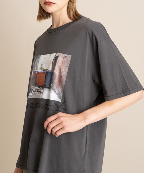 MAISON EUREKA（メゾンエウレカ）の「【MAISON EUREKA(メゾンエウレカ)】TONS OF DIAMONDS S/S（Tシャツ/カットソー・レディース・オフホワイト/ダークグレー・SMALL）」の14枚目の写真