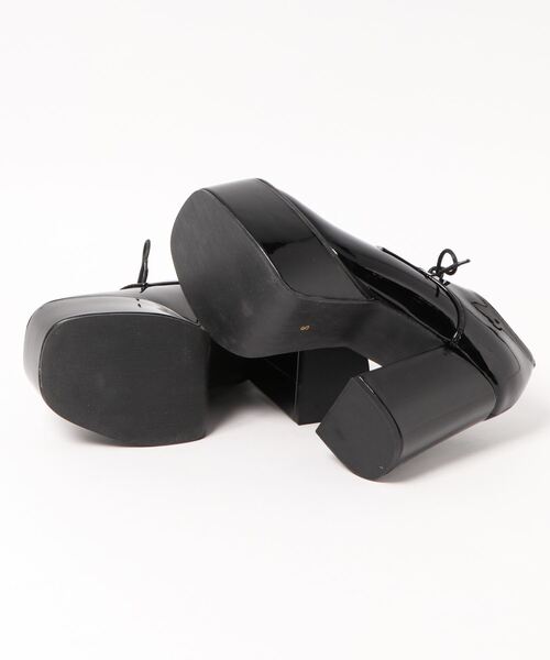 Mafmof（マフモフ）の「Mafmof(マフモフ) BLACK厚底オックスフォードシューズ（ローファー・レディース・ブラック系その他/ブラック・M/LL/L/S）」の4枚目の写真