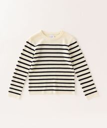 SHIPS any | SHIPS any: STANDARD ボーダー クルーネック ニット<KIDS>◇(ニット/セーター)
