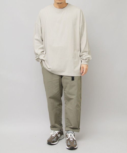 United Athle(ユナイテッドアスレ)の「5.6オンス ビッグシルエット ロングスリーブ 袖リブ Tシャツ(Tシャツ/カットソー・メンズ・ホワイト/ブラック/ブルー/ベージュ/パープル/グレー・S/M/L/XL)」の12枚目の写真