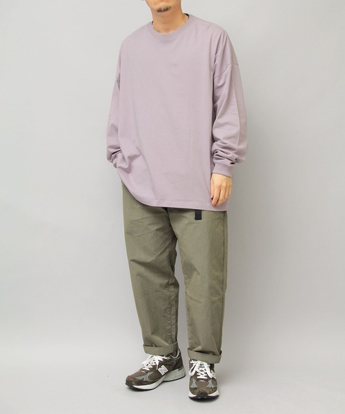United Athle(ユナイテッドアスレ)の「5.6オンス ビッグシルエット ロングスリーブ 袖リブ Tシャツ(Tシャツ/カットソー・メンズ・ホワイト/ブラック/ブルー/ベージュ/パープル/グレー・S/M/L/XL)」の15枚目の写真