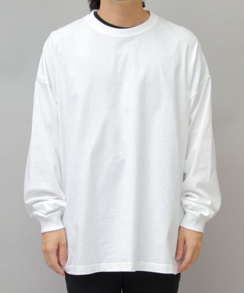 United Athle(ユナイテッドアスレ)の「5.6オンス ビッグシルエット ロングスリーブ 袖リブ Tシャツ(Tシャツ/カットソー・メンズ・ホワイト/ブラック/ブルー/ベージュ/パープル/グレー・S/M/L/XL)」の11枚目の写真