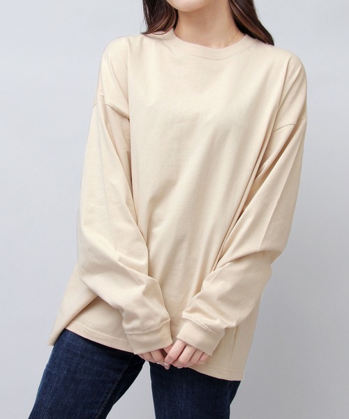 United Athle(ユナイテッドアスレ)の「5.6オンス ビッグシルエット ロングスリーブ 袖リブ Tシャツ(Tシャツ/カットソー・メンズ・ホワイト/ブラック/ブルー/ベージュ/パープル/グレー・S/M/L/XL)」の20枚目の写真