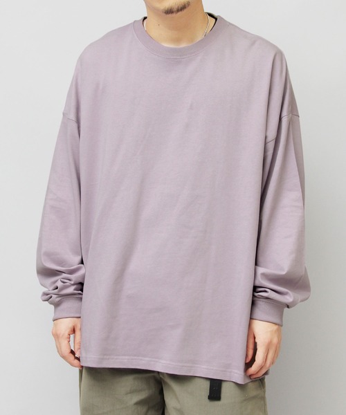 United Athle(ユナイテッドアスレ)の「5.6オンス ビッグシルエット ロングスリーブ 袖リブ Tシャツ(Tシャツ/カットソー・メンズ・ホワイト/ブラック/ブルー/ベージュ/パープル/グレー・S/M/L/XL)」の17枚目の写真