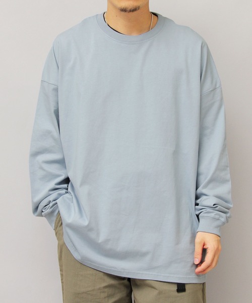 United Athle(ユナイテッドアスレ)の「5.6オンス ビッグシルエット ロングスリーブ 袖リブ Tシャツ(Tシャツ/カットソー・メンズ・ホワイト/ブラック/ブルー/ベージュ/パープル/グレー・S/M/L/XL)」の16枚目の写真