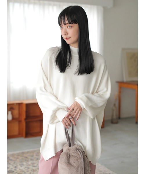 セール オーガニックコットンbigニットプルオーバー ニット セーター Earth Music Ecology アースミュージックアンドエコロジー のファッション通販 Zozotown