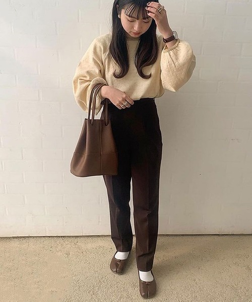 shopnikoniko（ショップニコニコ）の「巾着ショルダーバッグ 巾着型（ショルダーバッグ・レディース・ベージュ/ブラック/ブラウン/ホワイト/ワイン・フリー）」の10枚目の写真