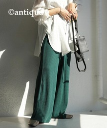 antiqua | カットリブパンツ(その他パンツ)