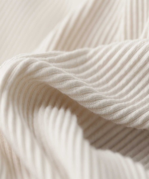 antiqua(アンティカ)の「セルフカット可!ワイドリブパンツ(その他パンツ・レディース・ブラック/グレイッシュベージュ/カーキ/グリーン/アイボリー/オレンジ/ネイビー/ピンク系その他/マスタード/ラベンダー/ダークグリーン/パープル/ライトグレー/サックスブルー・FREE)」の20枚目の写真