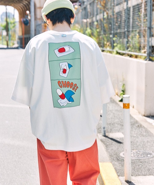 SPOC STORE(スポックストア)の「【SPOC STORE】オーバーサイズ オリジナルデザイン アソート半袖T(Tシャツ/カットソー・メンズ・ホワイト系その他/ベージュ系その他/ホワイト系その他2/ブルー系その他2/グリーン系その他/ブルー系その他・M/L)」の4枚目の写真