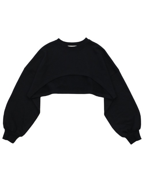 select MOCA（セレクトモカ）の「2021 SS ショートデザインプルオーバー（Tシャツ/カットソー・レディース・ブラック/グリーン/グレイッシュベージュ・FREE）」の20枚目の写真