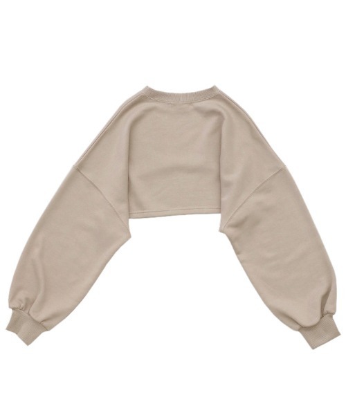 select MOCA（セレクトモカ）の「2021 SS ショートデザインプルオーバー（Tシャツ/カットソー・レディース・ブラック/グリーン/グレイッシュベージュ・FREE）」の21枚目の写真