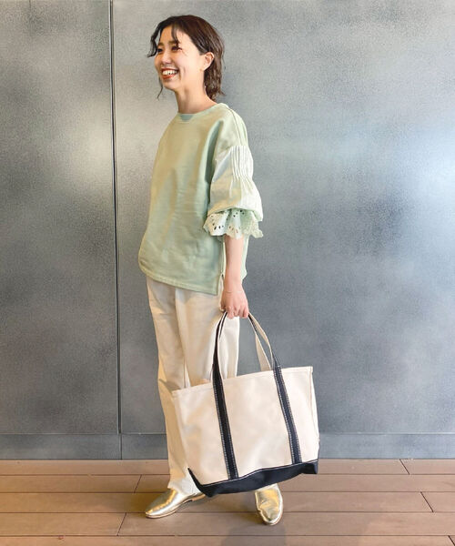 fredy repit(フレディレピ)の「レースボリューム袖プルオーバーカットソー(Tシャツ/カットソー・レディース・オフホワイト/ミント・38)」の21枚目の写真