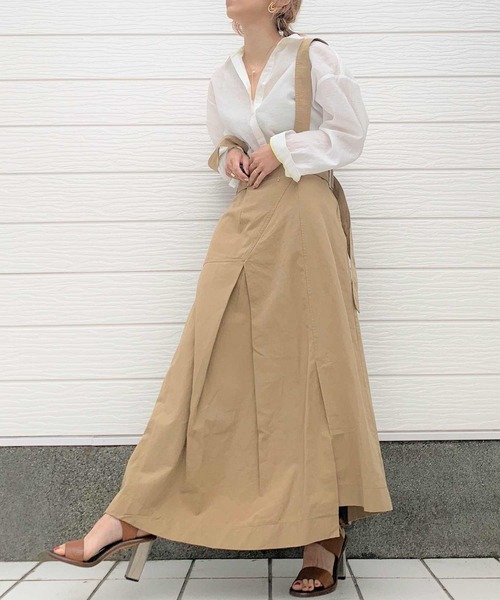 Q（キュー）の「ワッシャーボーダースキッパーシャツ（シャツ/ブラウス・レディース・ライトグレー/アイボリー・MEDIUM）」の11枚目の写真