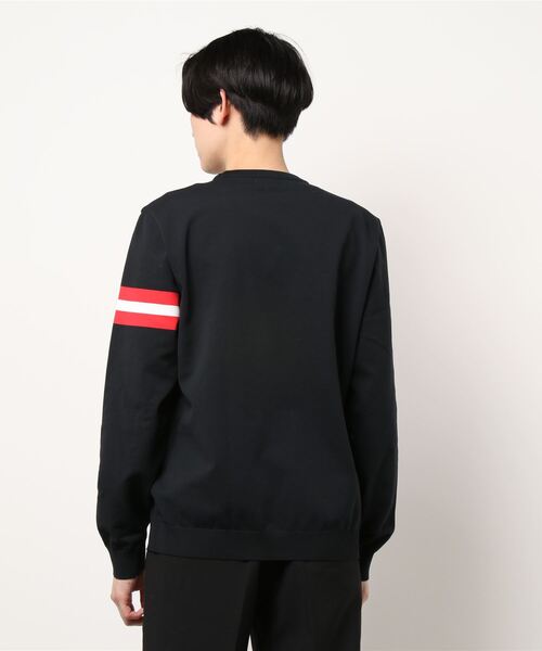 WAAC(ワック)の「《WAAC》MENS カラーライン クルーネックニット(ニット/セーター・メンズ・ブラック/ブルー系その他/レッド・1/4/2/3)」の16枚目の写真