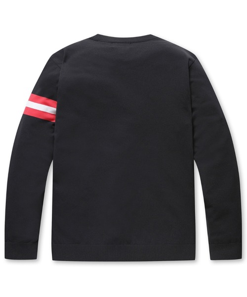 WAAC(ワック)の「《WAAC》MENS カラーライン クルーネックニット(ニット/セーター・メンズ・ブラック/ブルー系その他/レッド・1/4/2/3)」の14枚目の写真