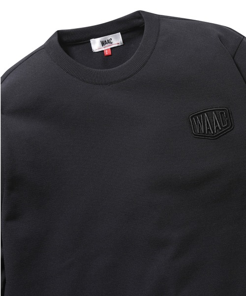 WAAC(ワック)の「《WAAC》MENS カラーライン クルーネックニット(ニット/セーター・メンズ・ブラック/ブルー系その他/レッド・1/4/2/3)」の6枚目の写真