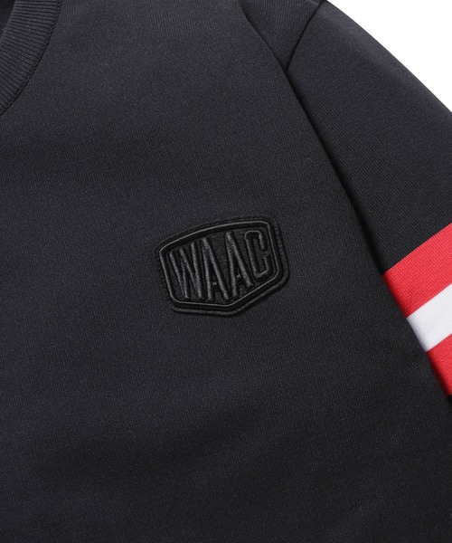 WAAC(ワック)の「《WAAC》MENS カラーライン クルーネックニット(ニット/セーター・メンズ・ブラック/ブルー系その他/レッド・1/4/2/3)」の4枚目の写真