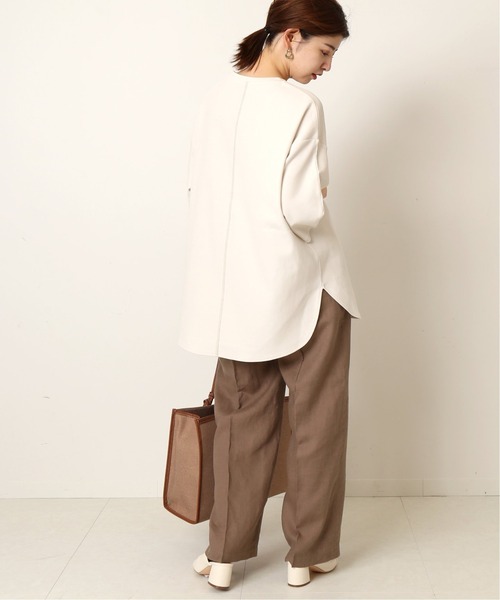 Simplicite（サンプリシテ）の「サイドバックルリネン PT◆（その他パンツ・レディース・ブラウン/ベージュ・FREE）」の9枚目の写真