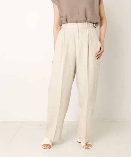 Simplicite（サンプリシテ）の「サイドバックルリネン PT◆（その他パンツ・レディース・ブラウン/ベージュ・FREE）」の11枚目の写真