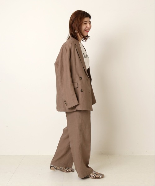 Simplicite（サンプリシテ）の「サイドバックルリネン PT◆（その他パンツ・レディース・ブラウン/ベージュ・FREE）」の16枚目の写真