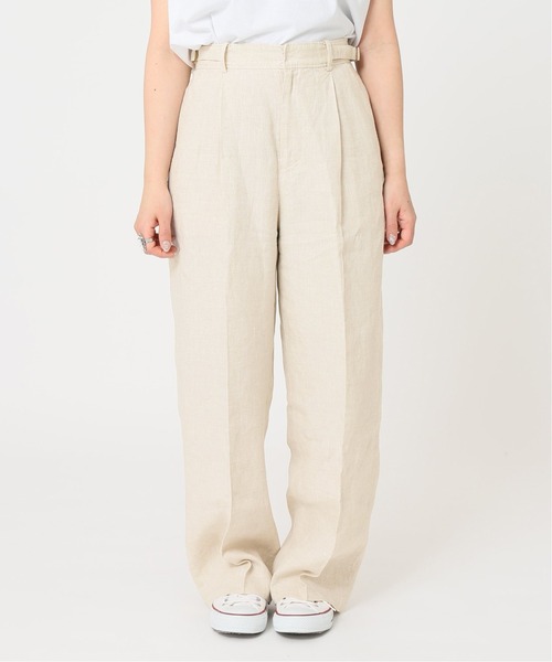 Simplicite（サンプリシテ）の「サイドバックルリネン PT◆（その他パンツ・レディース・ブラウン/ベージュ・FREE）」の18枚目の写真