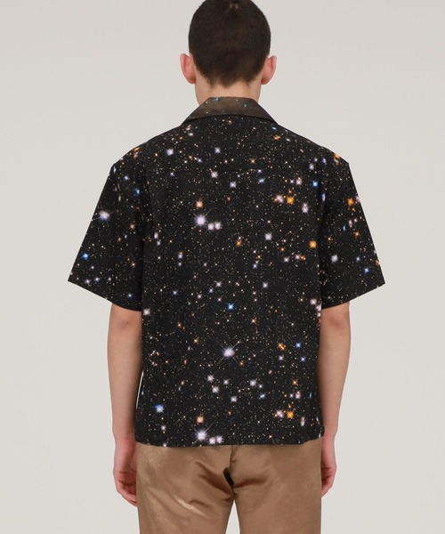 NEONSIGN（ネオンサイン）の「【NEONSIGN】Cosmo Barred Spiral × Milky CottonTwill Shirts HS（シャツ/ブラウス・メンズ・ブラック・44/46）」の9枚目の写真