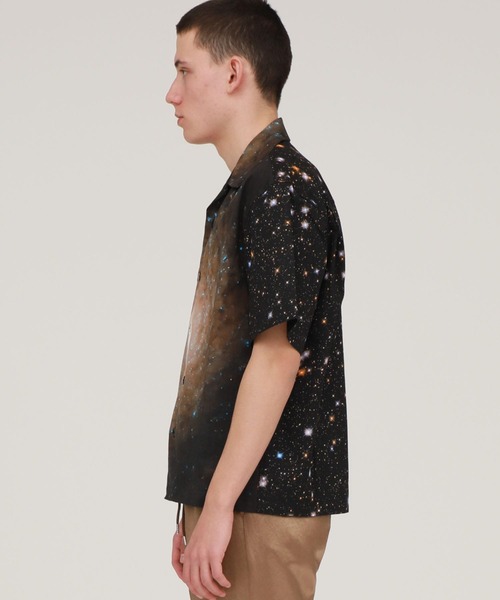 NEONSIGN（ネオンサイン）の「【NEONSIGN】Cosmo Barred Spiral × Milky CottonTwill Shirts HS（シャツ/ブラウス・メンズ・ブラック・44/46）」の11枚目の写真