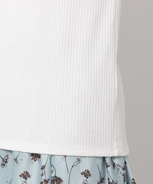 THE SHOP TK （ザ ショップ ティーケー ）の「◆リブメローデザインプルオーバー（Tシャツ/カットソー・レディース・ライトベージュ/ブラック/ホワイト系・13/12）」の10枚目の写真