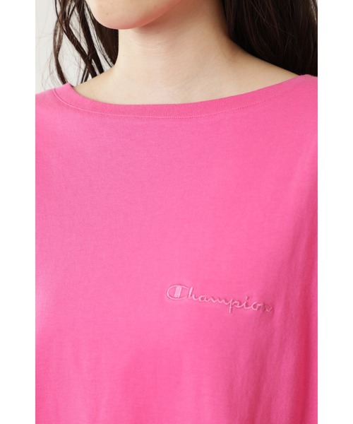 Champion(チャンピオン)の「(Champion)<ROSE BUD別注>Championチャンピオンカットソー(Tシャツ/カットソー・レディース・ブラック/ピンク/グリーン/ホワイト系その他・MEDIUM/SMALL)」の12枚目の写真