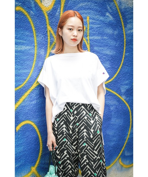 Champion(チャンピオン)の「(Champion)<ROSE BUD別注>Championチャンピオンカットソー(Tシャツ/カットソー・レディース・ブラック/ピンク/グリーン/ホワイト系その他・MEDIUM/SMALL)」の22枚目の写真