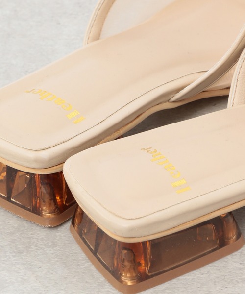 Heather(ヘザー)の「チュールスリッパサンダル2_947254(サンダル・レディース・ブラック/ベージュ/グレー・L/M)」の12枚目の写真