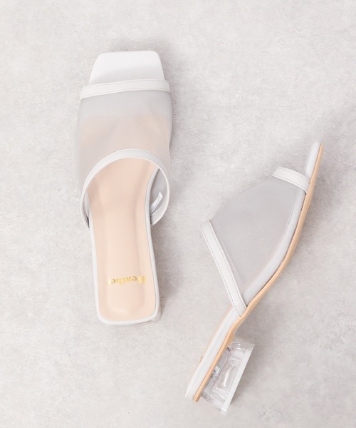 Heather(ヘザー)の「チュールスリッパサンダル2_947254(サンダル・レディース・ブラック/ベージュ/グレー・L/M)」の19枚目の写真