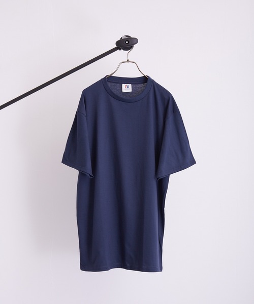 tone（トーン）の「【STATE LINE/ステートライン】6oz JERSEY SS TEE(UN)（Tシャツ/カットソー・レディース・ホワイト/ブラック/パープル/ネイビー/グレー/レッド/グリーン/ゴールド/オレンジ・MEDIUM/LARGE/X-LARGE）」の5枚目の写真