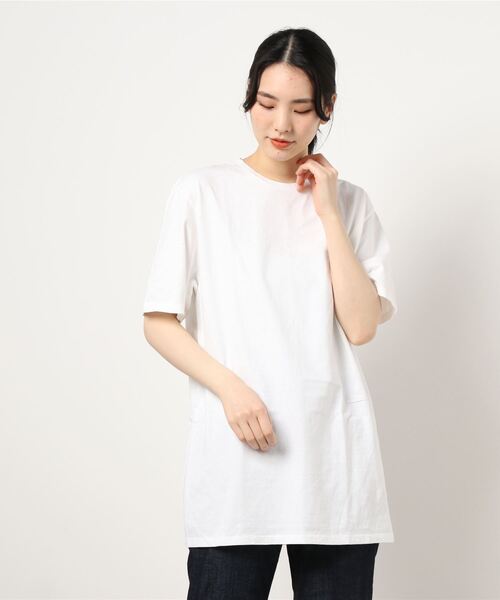 tone（トーン）の「【STATE LINE/ステートライン】6oz JERSEY SS TEE(UN)（Tシャツ/カットソー・レディース・ホワイト/ブラック/パープル/ネイビー/グレー/レッド/グリーン/ゴールド/オレンジ・MEDIUM/LARGE/X-LARGE）」の12枚目の写真