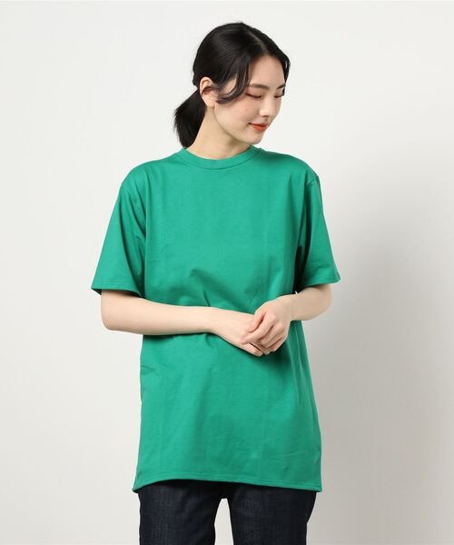 tone（トーン）の「【STATE LINE/ステートライン】6oz JERSEY SS TEE(UN)（Tシャツ/カットソー・レディース・ホワイト/ブラック/パープル/ネイビー/グレー/レッド/グリーン/ゴールド/オレンジ・MEDIUM/LARGE/X-LARGE）」の18枚目の写真