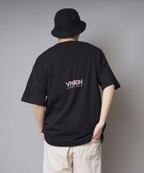VISION STREET WEAR(ヴィジョンストリートウェア)の「【VISION STREET WEAR/ビジョンストリートウェア】カメレオンイラストTシャツ ワンポイントバックプリントブランドロゴ(Tシャツ/カットソー・メンズ・ブルー系その他/ブラック/ホワイト・LARGE/X-LARGE/MEDIUM)」の13枚目の写真