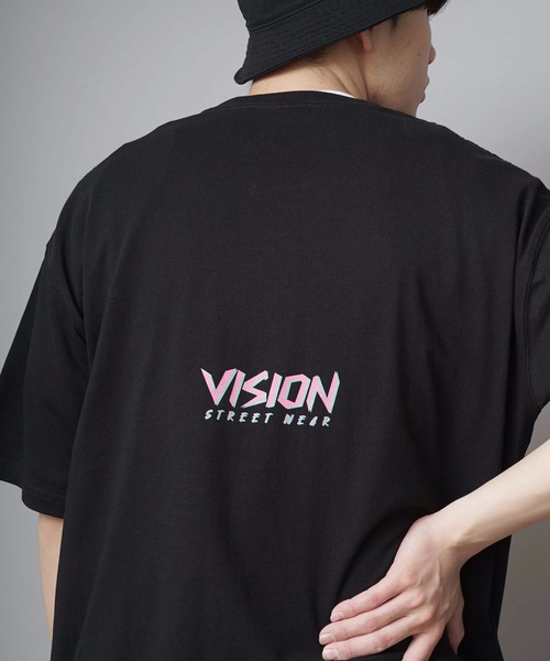 VISION STREET WEAR(ヴィジョンストリートウェア)の「【VISION STREET WEAR/ビジョンストリートウェア】カメレオンイラストTシャツ ワンポイントバックプリントブランドロゴ(Tシャツ/カットソー・メンズ・ブルー系その他/ブラック/ホワイト・LARGE/X-LARGE/MEDIUM)」の22枚目の写真