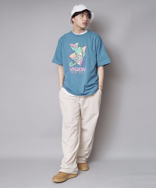 VISION STREET WEAR/ビジョンストリートウェア】カメレオンイラストT