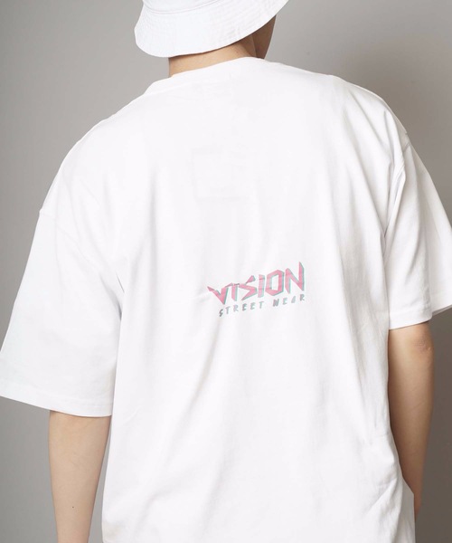 VISION STREET WEAR(ヴィジョンストリートウェア)の「【VISION STREET WEAR/ビジョンストリートウェア】カメレオンイラストTシャツ ワンポイントバックプリントブランドロゴ(Tシャツ/カットソー・メンズ・ブルー系その他/ブラック/ホワイト・LARGE/X-LARGE/MEDIUM)」の20枚目の写真