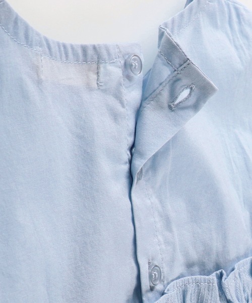 BRANSHES（ブランシェス）の「二段フリルチュニック（チュニック・キッズ・サックスブルー/ピンク・130cm/140cm/100cm/110cm/90cm/150cm/120cm）」の11枚目の写真