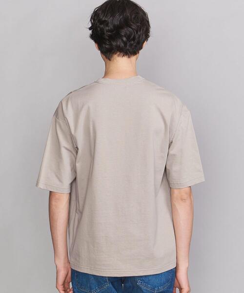 BEAUTY&YOUTH UNITED ARROWS（ビューティーアンドユースユナイテッドアローズ）の「BY FREEDOM STANDARD クルーネック ショートスリーブ/Tシャツ（Tシャツ/カットソー・メンズ・ライトブルー/ホワイト/ベージュ/ダークグレー/クリーム/ライム・LARGE/SMALL/MEDIUM/X-LARGE）」の9枚目の写真