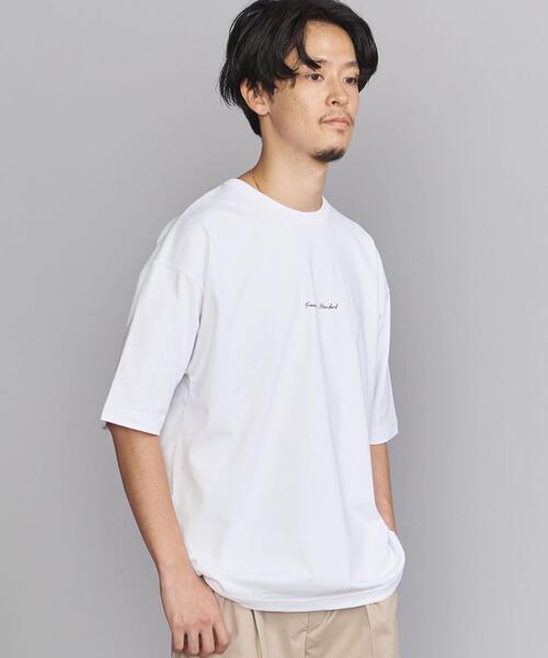 BEAUTY&YOUTH UNITED ARROWS（ビューティーアンドユースユナイテッドアローズ）の「BY FREEDOM STANDARD クルーネック ショートスリーブ/Tシャツ（Tシャツ/カットソー・メンズ・ライトブルー/ホワイト/ベージュ/ダークグレー/クリーム/ライム・LARGE/SMALL/MEDIUM/X-LARGE）」の14枚目の写真
