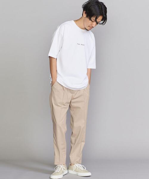 BEAUTY&YOUTH UNITED ARROWS（ビューティーアンドユースユナイテッドアローズ）の「BY FREEDOM STANDARD クルーネック ショートスリーブ/Tシャツ（Tシャツ/カットソー・メンズ・ライトブルー/ホワイト/ベージュ/ダークグレー/クリーム/ライム・LARGE/SMALL/MEDIUM/X-LARGE）」の8枚目の写真