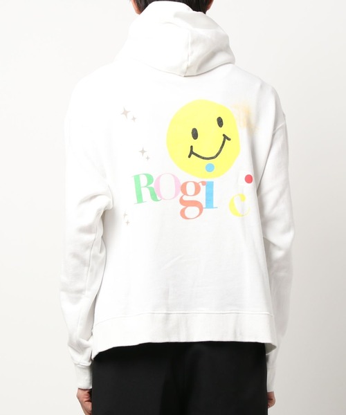ROGIC(ロジック)の「ROGIC/ロジック/スマイルパーカー(パーカー・メンズ・ホワイト/ブラック・LARGE/MEDIUM)」の2枚目の写真