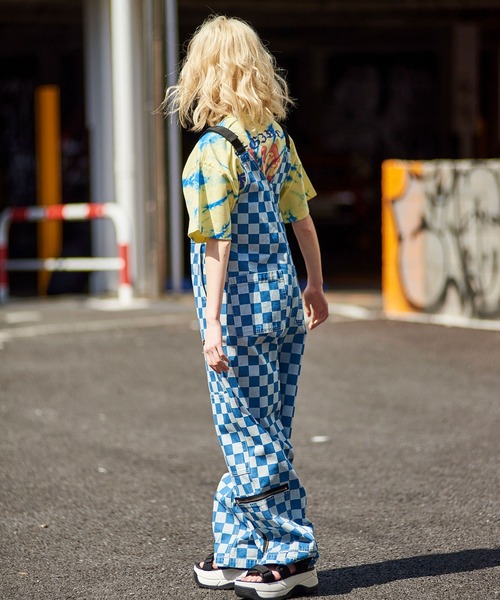 X-girl（エックスガール）の「#1 SKATER DENIM FLIGHT OVERALLS（つなぎ/オールインワン・レディース・インディゴブルー・S/M/XS）」の16枚目の写真