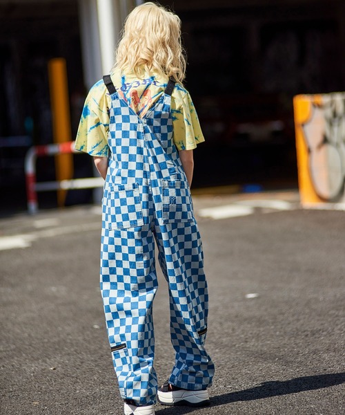 X-girl（エックスガール）の「#1 SKATER DENIM FLIGHT OVERALLS（つなぎ/オールインワン・レディース・インディゴブルー・S/M/XS）」の4枚目の写真