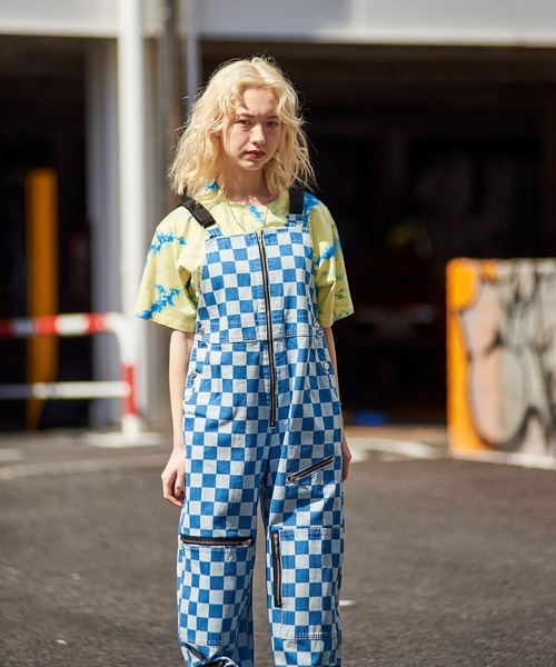 X-girl（エックスガール）の「#1 SKATER DENIM FLIGHT OVERALLS（つなぎ/オールインワン・レディース・インディゴブルー・S/M/XS）」の19枚目の写真