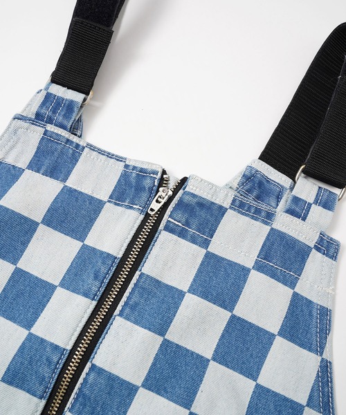 X-girl（エックスガール）の「#1 SKATER DENIM FLIGHT OVERALLS（つなぎ/オールインワン・レディース・インディゴブルー・S/M/XS）」の5枚目の写真