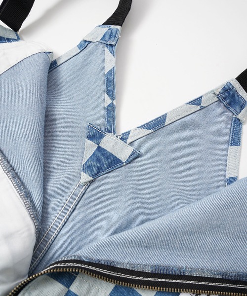 X-girl（エックスガール）の「#1 SKATER DENIM FLIGHT OVERALLS（つなぎ/オールインワン・レディース・インディゴブルー・S/M/XS）」の2枚目の写真